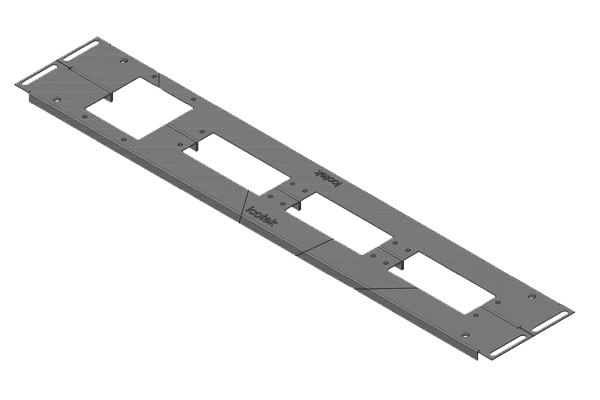 KDR 2 split gland plates for Rittal TS 8 & Rittal VX25 enclosures